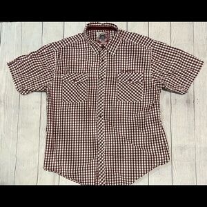 Live Mechanics LS Embroidered Plaid Shirt Mens 3XL